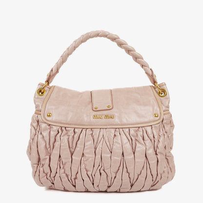 Miu Miu Matelasse Tote Bag aus Leder