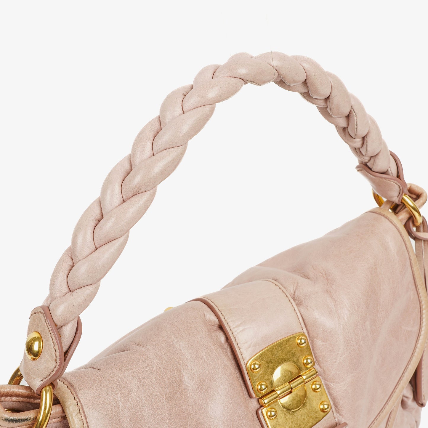 Miu Miu Matelasse Tote Bag aus Leder