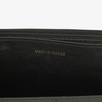 Chanel Timeless CC Wallet on Chain WOC in schwarzem Caviar