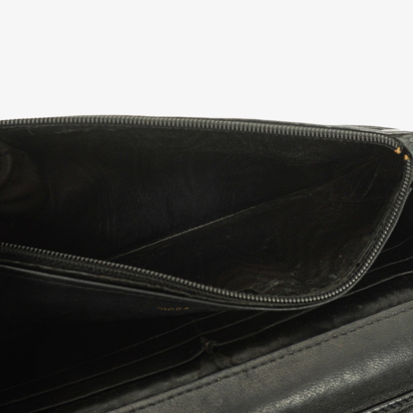 Chanel Timeless CC Wallet on Chain WOC in schwarzem Caviar