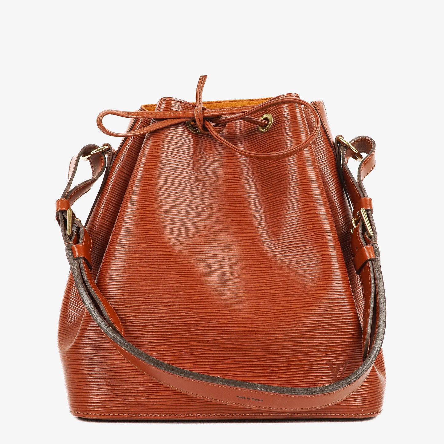 Louis Vuitton Petit Noe Schultertasche aus braunem Epi Leder
