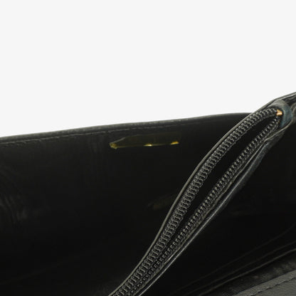 Chanel Timeless CC Wallet on Chain WOC in schwarzem Caviar
