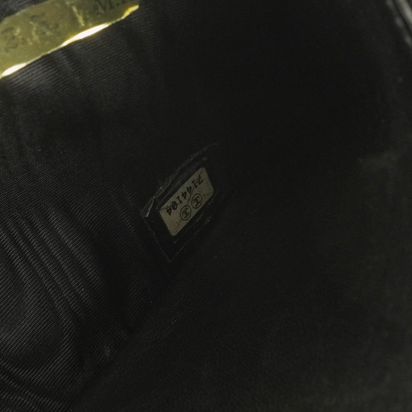 Chanel Timeless CC Wallet on Chain WOC in schwarzem Caviar