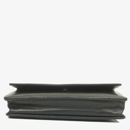 Chanel Timeless CC Wallet on Chain WOC in schwarzem Caviar