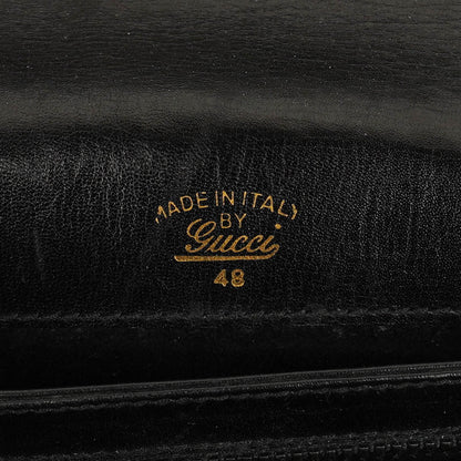 Gucci Horsebit 1955 Schultertasche in Schwarz