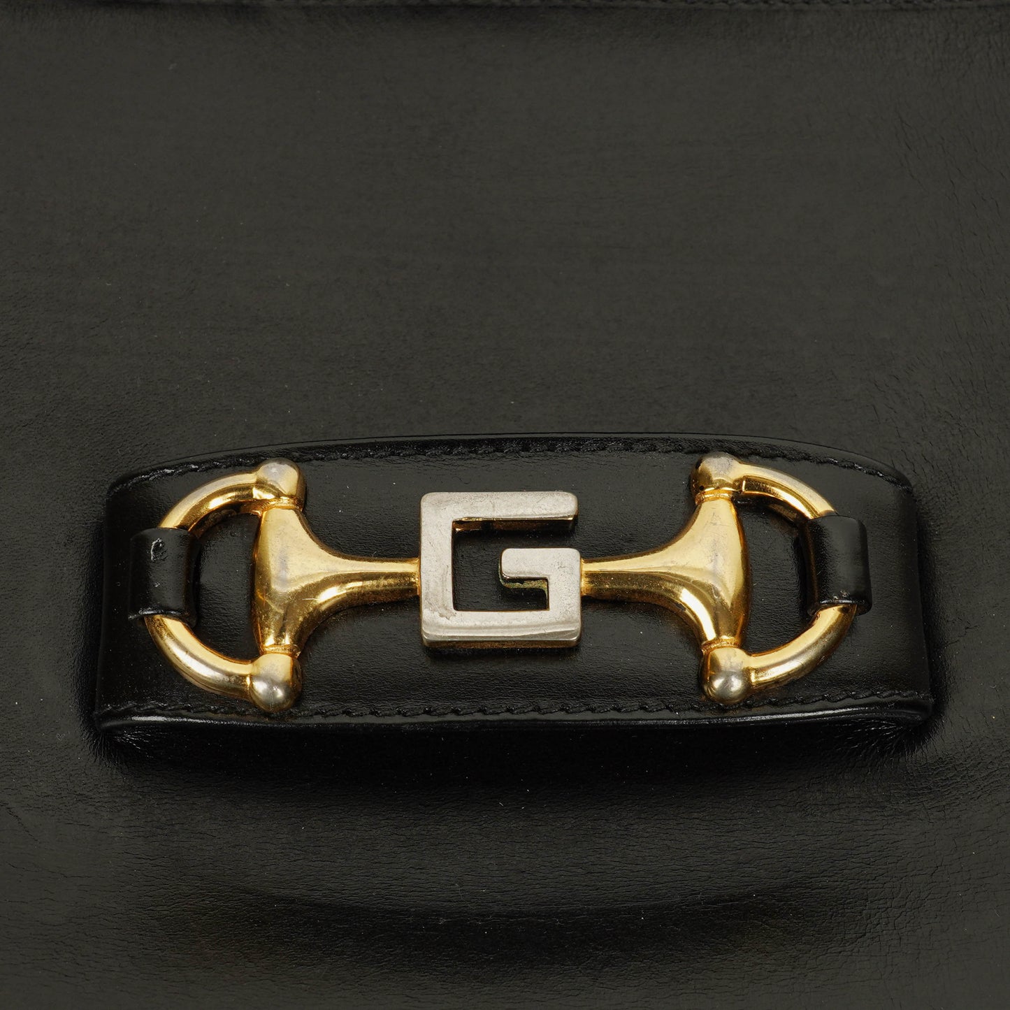 Gucci Horsebit 1955 Schultertasche in Schwarz