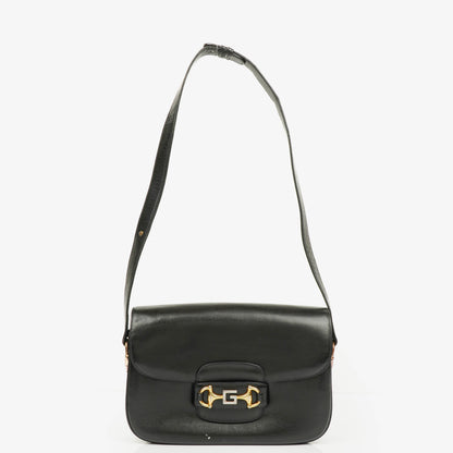 Gucci Horsebit 1955 Schultertasche in Schwarz