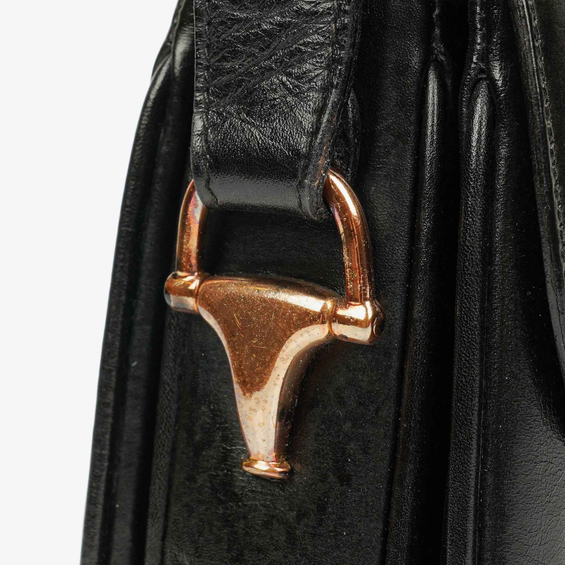 Gucci Horsebit 1955 Schultertasche in Schwarz