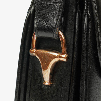 Gucci Horsebit 1955 Schultertasche in Schwarz