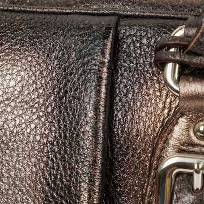 Prada Vitello Daino Antik Piombo Handtasche