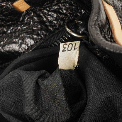Miu Miu Shine schwarze Handtasche