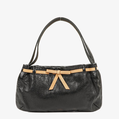 Miu Miu Shine schwarze Handtasche