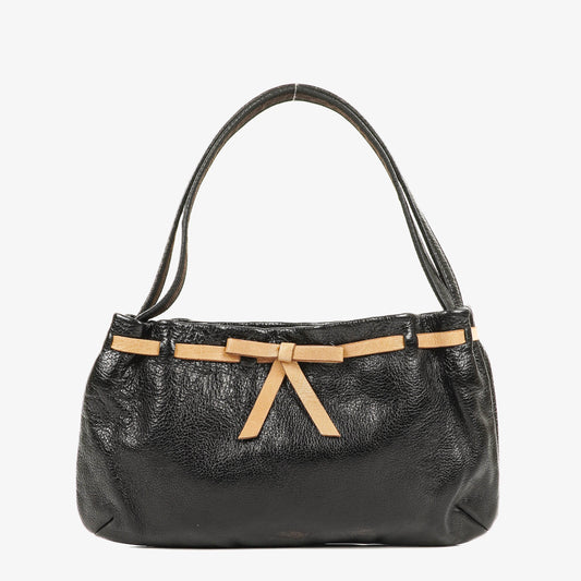 Miu Miu Shine schwarze Handtasche