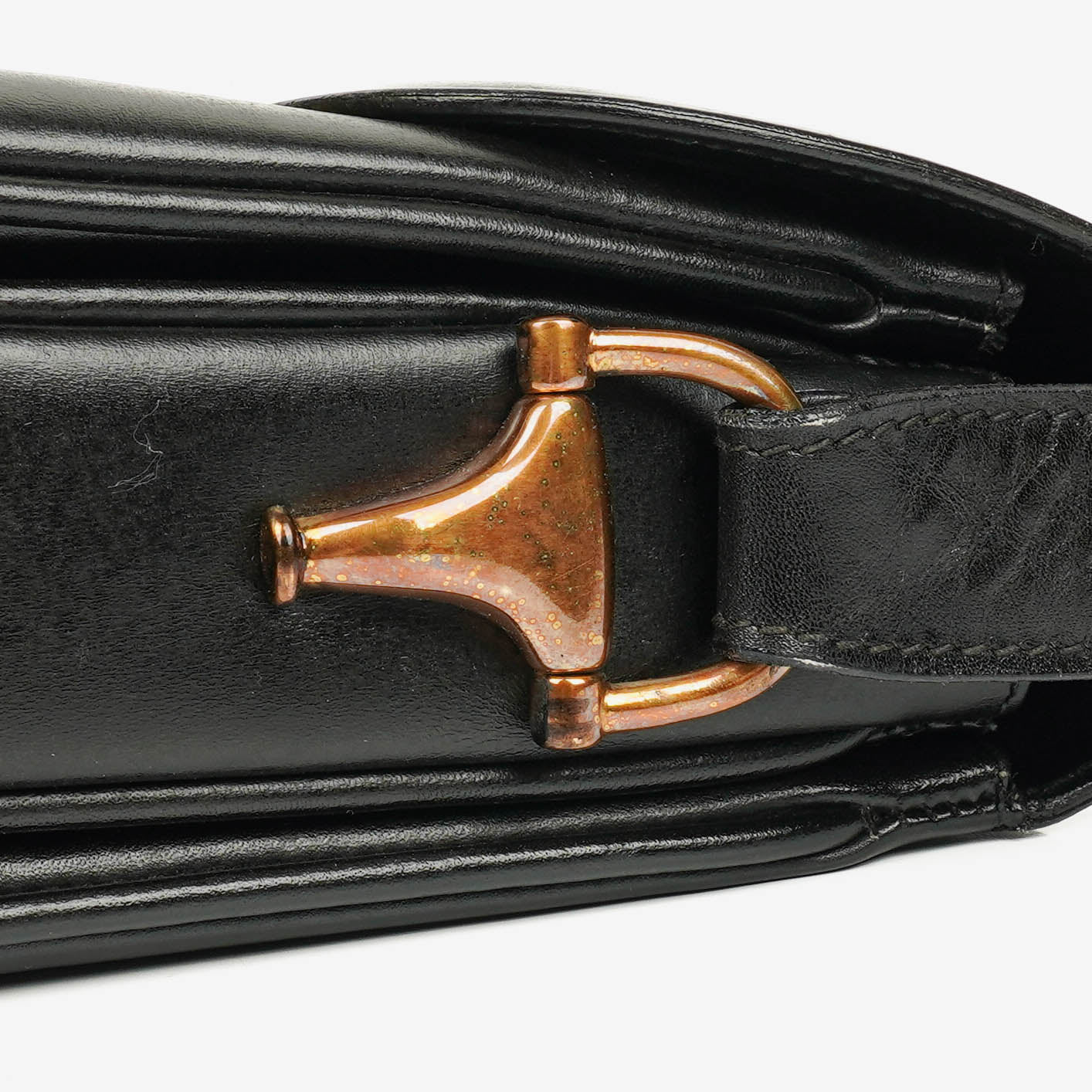 Gucci Horsebit 1955 Schultertasche in Schwarz