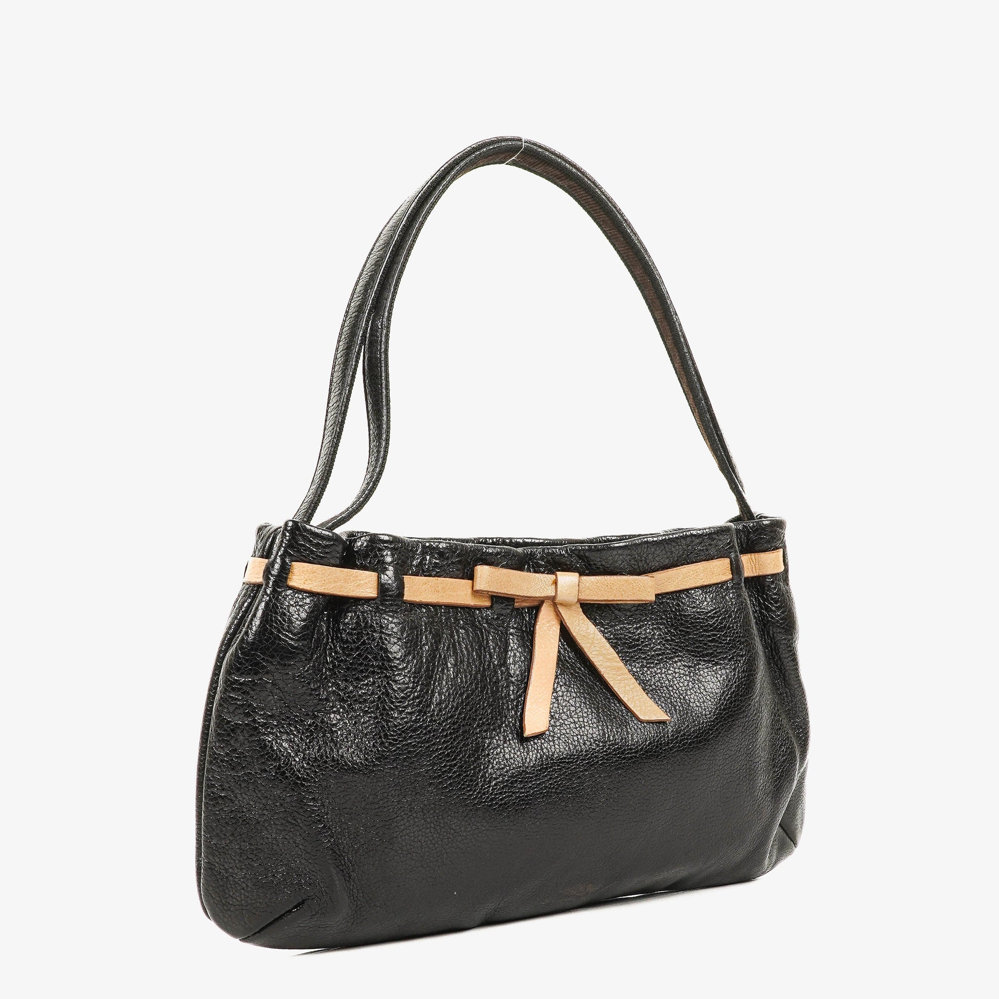 Miu Miu Shine schwarze Handtasche