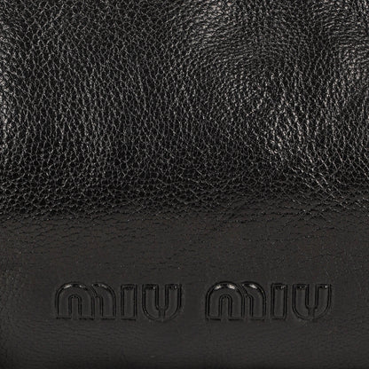 Miu Miu Shine schwarze Handtasche