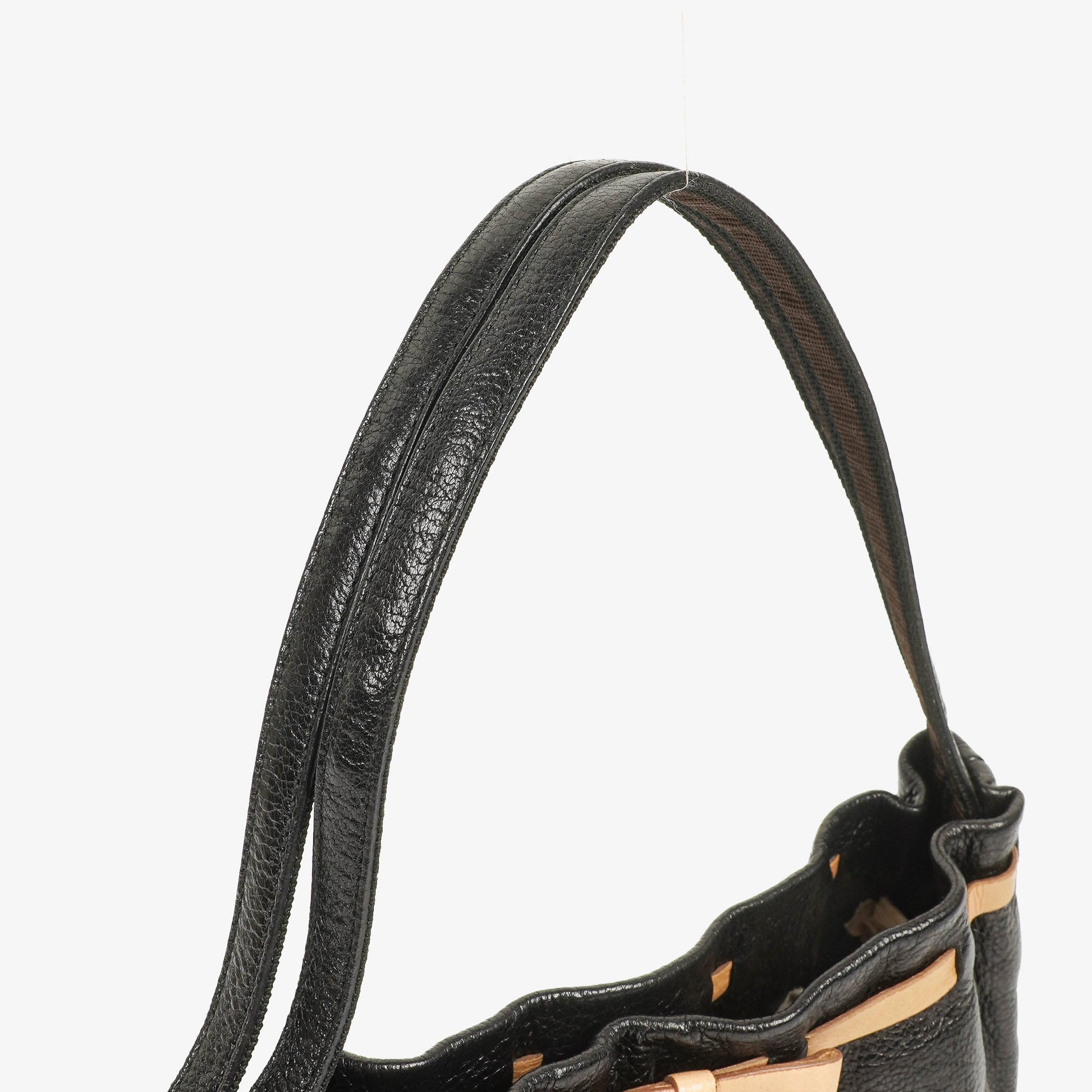 Miu Miu Shine schwarze Handtasche
