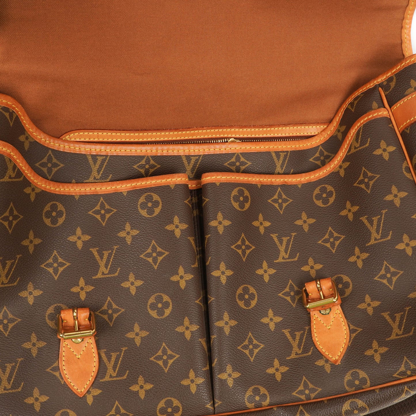 Louis Vuitton Sac Gibeciere GM Schultertasche aus Monogram Canvas
