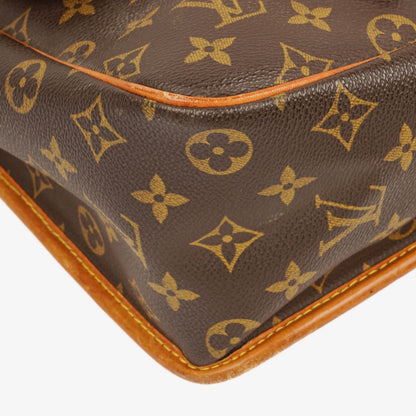 Louis Vuitton Sac Gibeciere GM Schultertasche aus Monogram Canvas