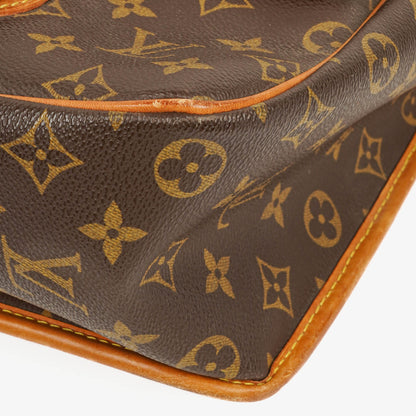Louis Vuitton Sac Gibeciere GM Schultertasche aus Monogram Canvas
