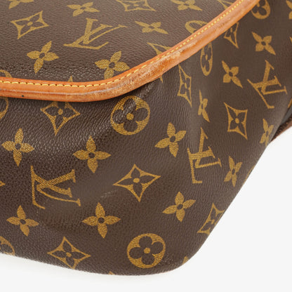 Louis Vuitton Sac Gibeciere GM Schultertasche aus Monogram Canvas