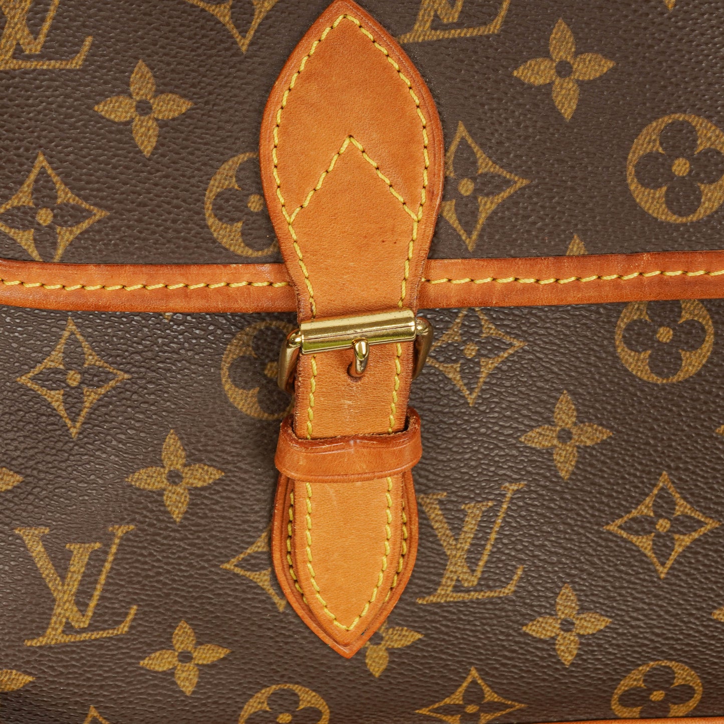 Louis Vuitton Sac Gibeciere GM Schultertasche aus Monogram Canvas