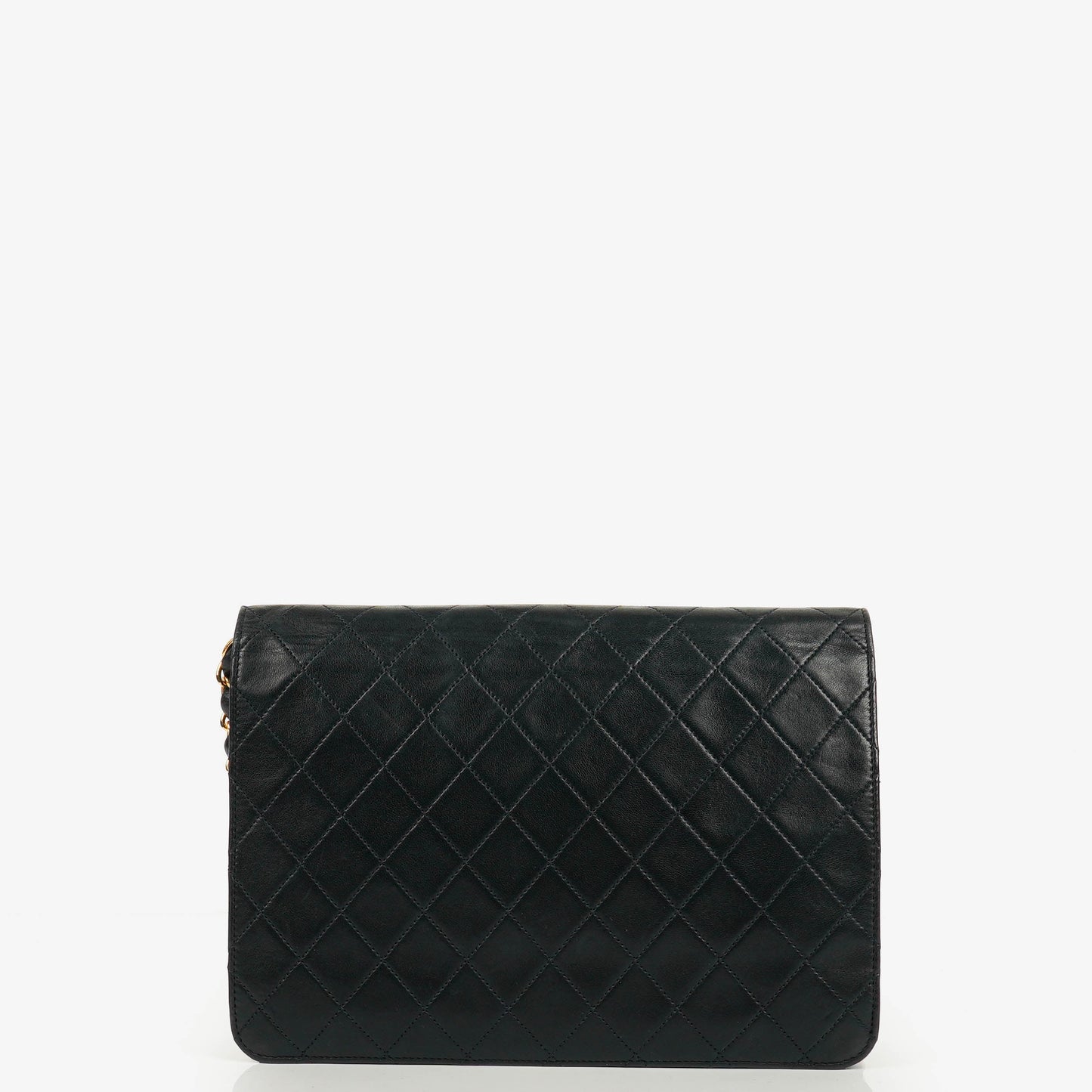 Chanel Classic Single Flap Tasche aus dunkelnavy gestepptem Lammleder mit 24K vergoldeter Hardware