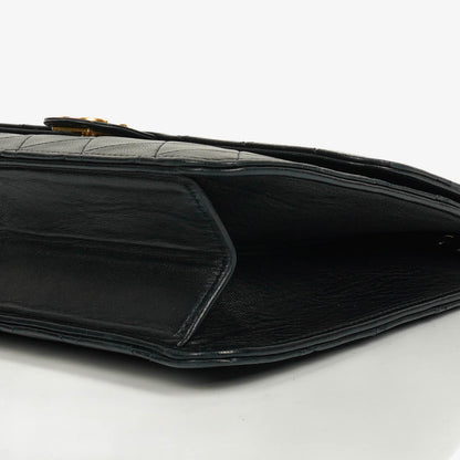 Chanel Classic Single Flap Tasche aus dunkelnavy gestepptem Lammleder mit 24K vergoldeter Hardware