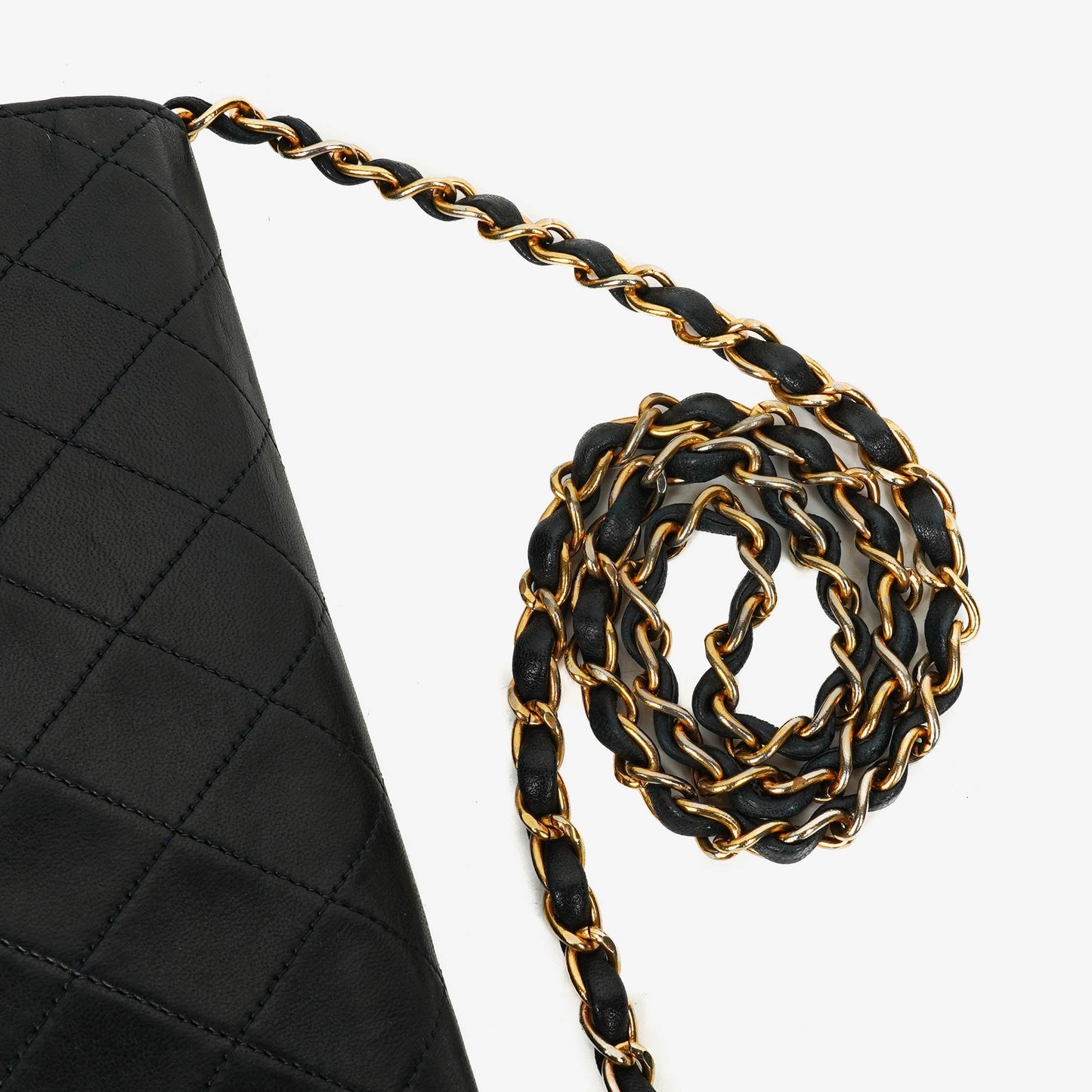 Chanel Classic Single Flap Tasche aus dunkelnavy gestepptem Lammleder mit 24K vergoldeter Hardware
