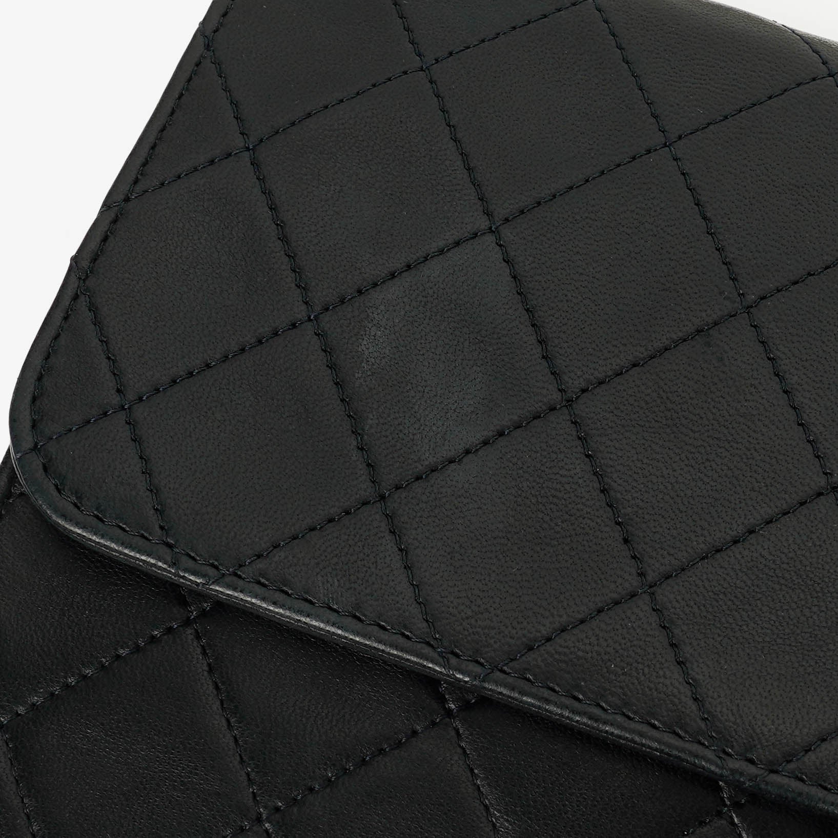 Chanel Classic Single Flap Tasche aus dunkelnavy gestepptem Lammleder mit 24K vergoldeter Hardware