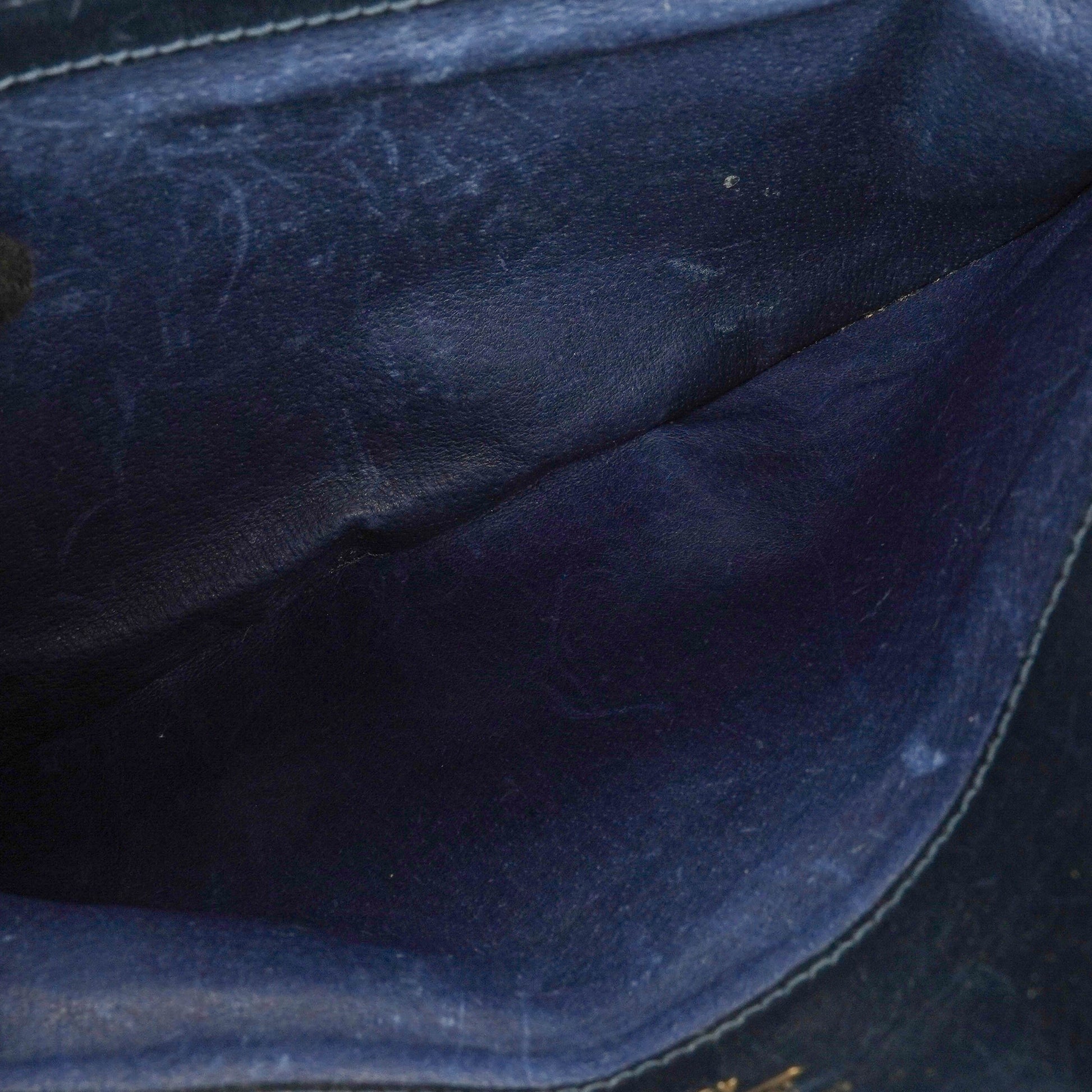 Gucci Horsebit 1955 Schultertasche in Navy