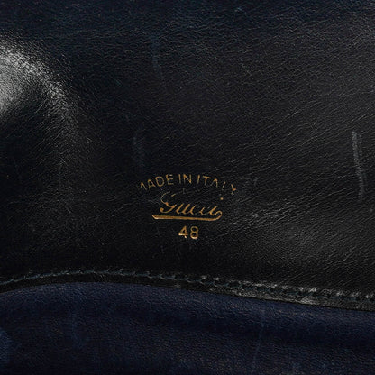 Gucci Horsebit 1955 Schultertasche in Navy