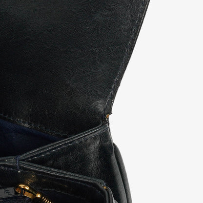 Gucci Horsebit 1955 Schultertasche in Navy
