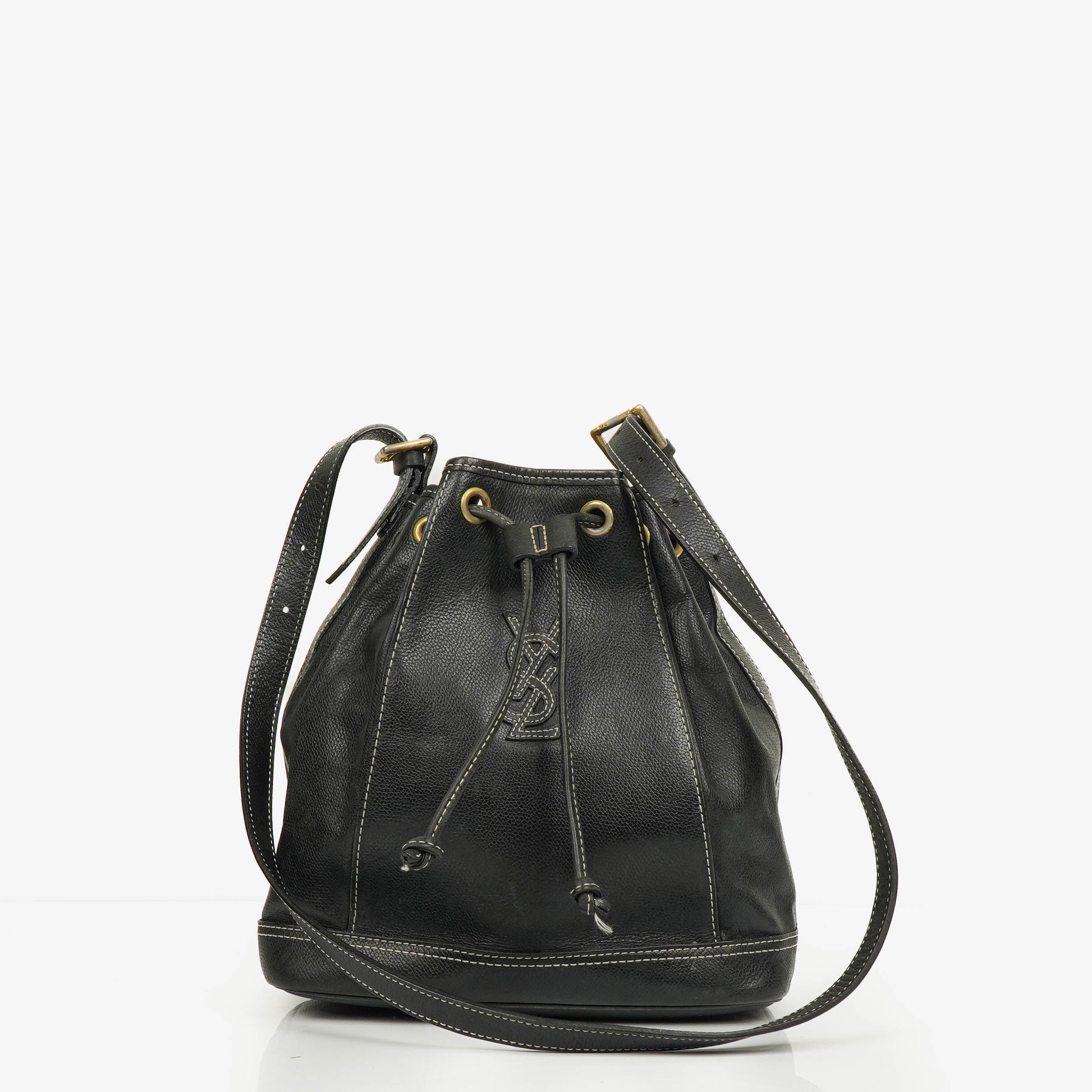 Yves Saint Laurent Bucket Bag mit Kordelzug