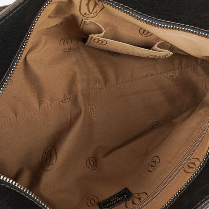 Cartier Marcello de Cartier Handtasche aus genarbtem Leder