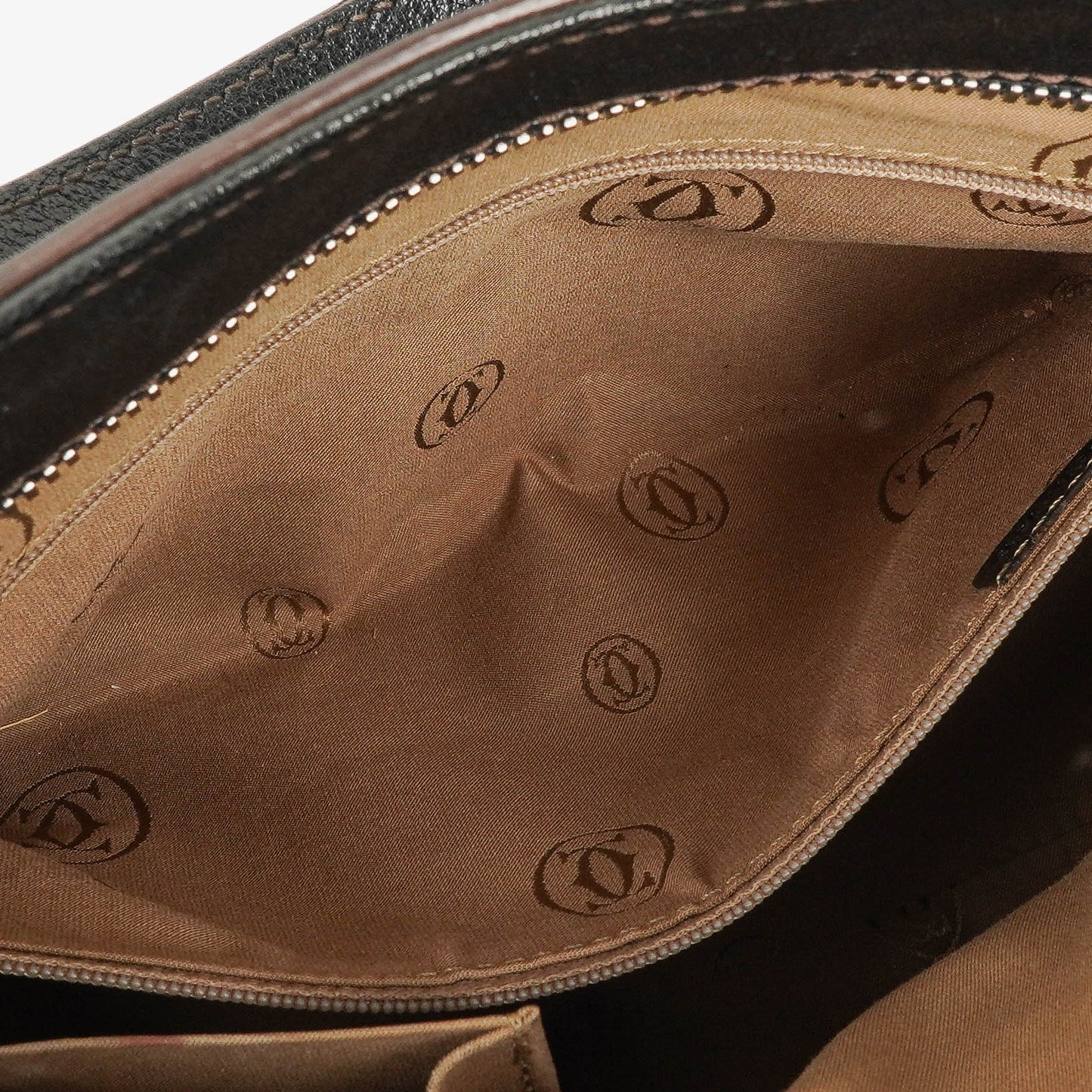 Cartier Marcello de Cartier Handtasche aus genarbtem Leder