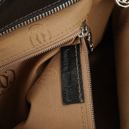 Cartier Marcello de Cartier Handtasche aus genarbtem Leder