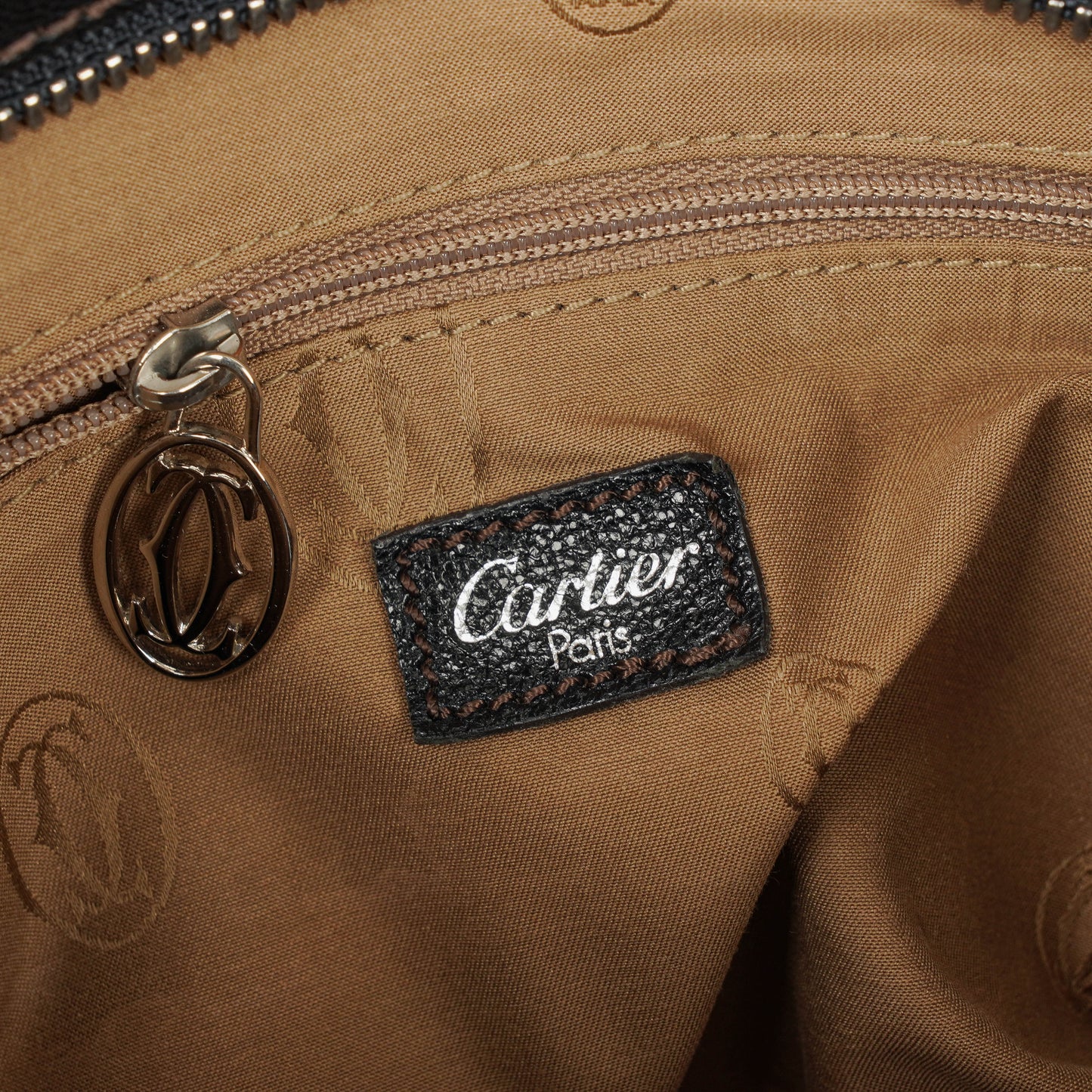 Cartier Marcello de Cartier Handtasche aus genarbtem Leder