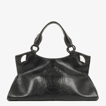 Cartier Marcello de Cartier Handtasche aus genarbtem Leder
