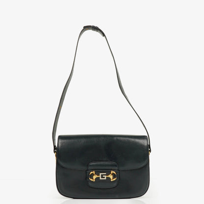 Gucci Horsebit 1955 Schultertasche in Navy