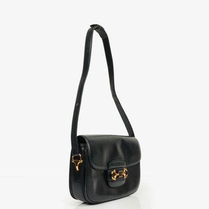 Gucci Horsebit 1955 Schultertasche in Navy