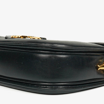 Gucci Horsebit 1955 Schultertasche in Navy