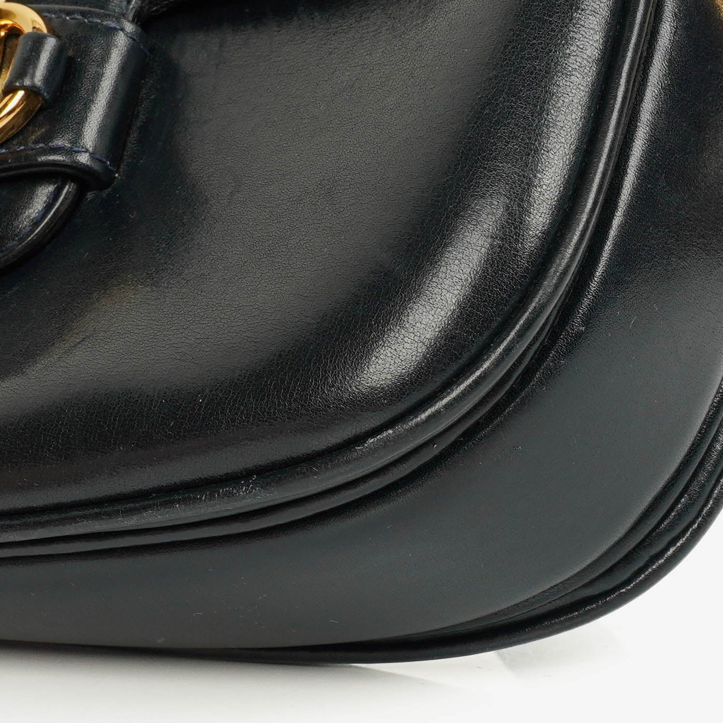Gucci Horsebit 1955 Schultertasche in Navy
