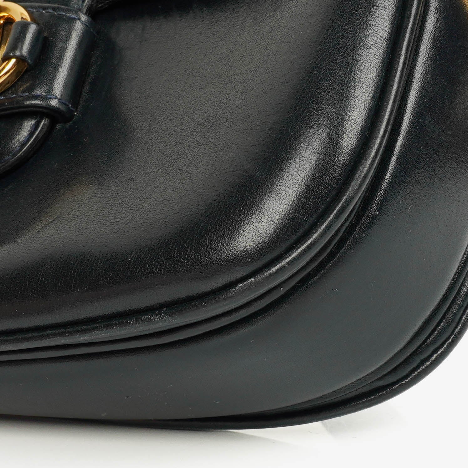 Gucci Horsebit 1955 Schultertasche in Navy