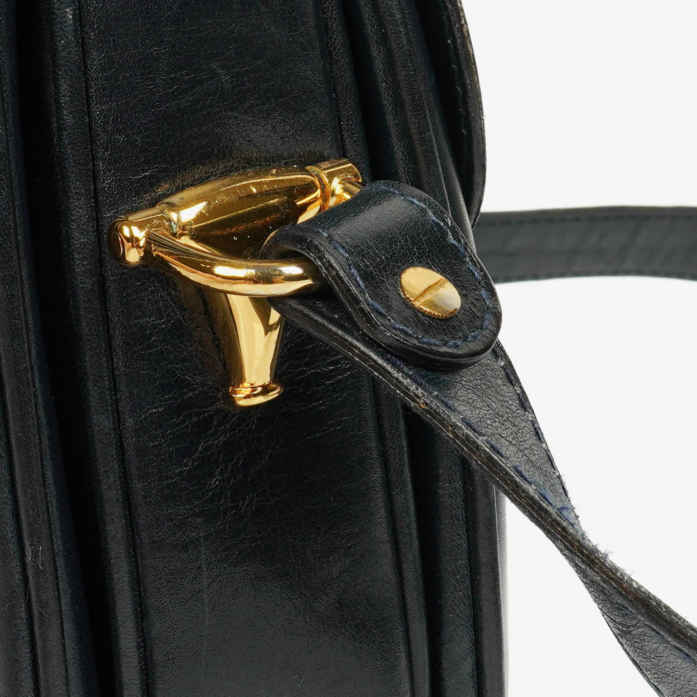 Gucci Horsebit 1955 Schultertasche in Navy