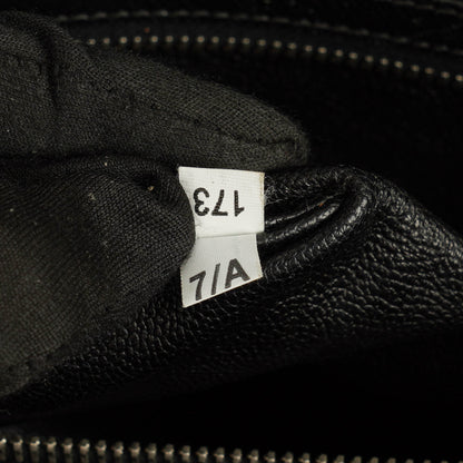 Prada Saffiano Aktentasche aus schwarzem Leder