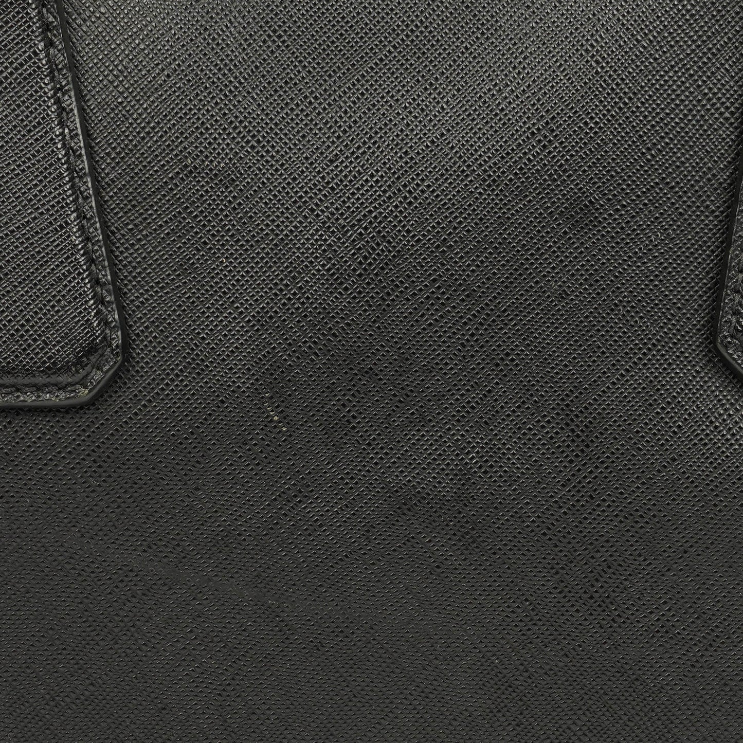 Prada Saffiano Aktentasche aus schwarzem Leder