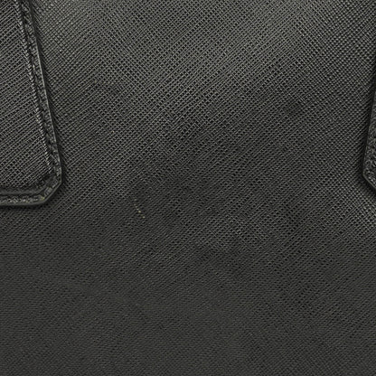 Prada Saffiano Aktentasche aus schwarzem Leder