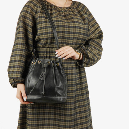 Yves Saint Laurent Bucket Bag mit Kordelzug