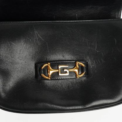 Gucci Horsebit 1955 Schultertasche in Navy